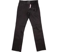 Modeka Stemp Pantaloni moto in pelle, nero, taglia 46 per donne