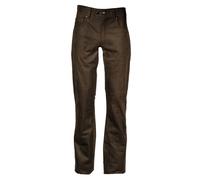 Modeka Stemp Pantaloni moto in pelle, marrone, Taglia 48