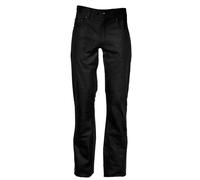 Modeka Stemp Pantaloni moto in pelle, nero, Taglia 38
