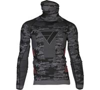 Modeka Tech Dry Bandana Longsleeve Camicia funzionale, nero/mimetismo, Taglia XXL