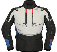 Modeka Trohn Giacca tessile moto, Grigio/blu chiaro, Taglia M