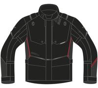 Modeka Trohn Giacca tessile moto, nero-grigio, taglia 5XL per maschi