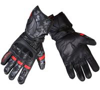 Modeka Valyant Pro, guanti 12 male Nero/Rosso