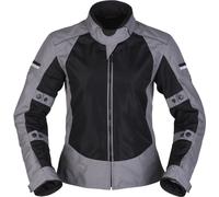Modeka Veo Air Donna Moto Giacca Tessile, nero-grigio, taglia 38 per donne