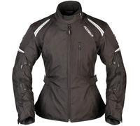 Modeka Violetta Giacca tessile moto da donna, nero/nero, Taglia 38