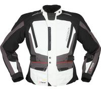 Modeka Viper LT Giacca tessile motociclistica, Grigio chiaro/grigio scuro/nero, Taglia S