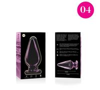 Model 4 anal business borosilicate glas 11 x 5 cm rosa 1 St