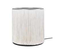 Model 597 Lampada da Terra Alluminio Lucido/Frange Crema