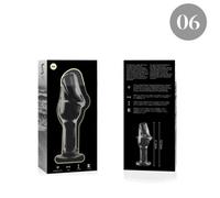 Model 6 anal business borosilicate glas 12,5 x 4 cm clear 1 St