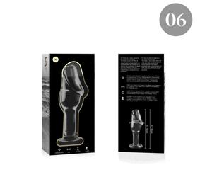 Model 6 anal business borosilicate glas 12,5 x 4 cm clear 1 St