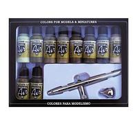 Model Air Set - Ultra Airbrush + 10 Camo Colors - VAL71168