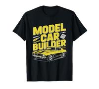 Model Car Builder Plastic Hot Rod Scale Hobby Graphic Kit Maglietta