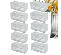 Model Car Case - COMPACT 1/64, set impilabile a dieci pezzi | Scatole di display di copertura trasparente, conservazione dei collezionisti di titoli di veicoli per veicoli per giocattoli protett