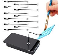Model Cars Airbrushing Painting Stand | Painting Stand Base,Alligator Clips Bendable Secure Magnetic - for Card Photo Memo Airbrush Spray Craft Projects Coloring