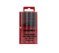 Model Craft Jeweltool Microbox Shanked - Set di Punte per Trapano, 10 Pezzi, Argento