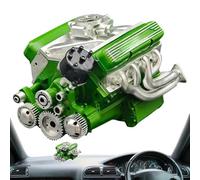 Model Engine Sculpture, Realistic V8 Motor, Detailed Engine Collectible Ornament for Home Décor, Living Room Display, Men’s Gift, Automotive Enthusiasts, Offices and Workshop Accent