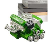 Model Engines V8 - Engine Display Piece, Decorative Home Decor | Miniature Engine With Detailed Design, Display Collectible For Daughter Son Teens Youth Family Friends Men Women Home