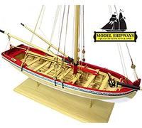 Model Expo Model Shipways 18th Century Longboat Kit per modellismo in legno in scala 1/4" - Introduzione alla modellazione navale