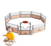 Model Horse Stable Playset - Durable Elegant Sleek , Premium, Modern, Barn Giocattoli Figurine, Di Animali Da Fienile, Con Recinzione Fai Finta Gioco | Multipurpose Outdoor Indoor Utility