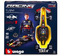 Bburago Kit modellino pressofuso Oracle Red Bull Racing RB20 2024 in scala 1:24 - Max Verstappen #1 | Licenza ufficiale Red Bull Racing | Kit fai da te da costruire da 43 pezzi | Replica dell'auto del