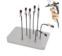 Model Paint Holder - 12 Pieces Model Painting Alligator Clip, Spray Tools Stand, Hobby Craft Organizer Durable Flexible Clip Base Secure Parts Painting Station Workshop, Versatile Modeling Tool Access
