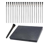 Model Painting Tool con supporto e 20 morsetti a coccodrillo, morsetto a coccodrillo con supporto, supporto per modellismo, supporto flessibile per verniciatura per fai da te e decorazioni