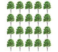 Model Tree, 20pcs/set 3x2 pollici di spongiture per piatti da te dritti per il modello di architettura, layout del treno, paesaggi, paesaggio