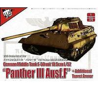 Modelcollect UA35015 - 1:35 Carro Medio Tedesco E-50 Con 10.5cm L/52 Panther III
