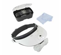 Pro LED lente di ingrandimento fascia con ingrandimento bi-plate