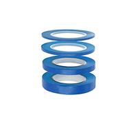 Modelcraft - Nastro adesivo flessibile, confezione da 4, blu, 1, 2, 3 e 6 mm