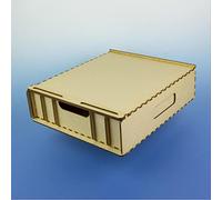 Modelcraft WTA4DH - Cassetto resistente per postazione di lavoro, in legno