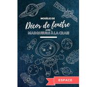 Modèles de décors de fenêtre avec marqueurs à la craie: Espace