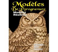 Modèles de Pyrogravure: Motifs Détaillés d’Animaux Sauvages pour Art sur Bois (PDF Inclus)
