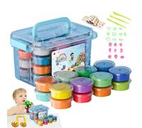 Modeling Clay, Sculpting Model Clay Kit, 24 colori brillanti set, Soft Lightweight Supplies Crafts, Educational Creative Toy for Kids Birthday Easter Ringraziamento Gift