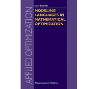 Modeling Languages in Mathematical Optimization: 88