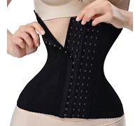 Modellante per donna, controllo addominale, body shaper, cintura con cerniera, corsetto, fascia modellante, allenamento, corsetto vita L,M,S,XL,XXL,XXXL,4XL (girovita 91-96 cm),6XL (vita 101-106 cm),5