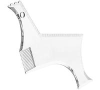 Modellatore per barba con bordi multipli per uno styling preciso - Compatibile con rasoi regolabarba e tagliacapelli - Materiale PS