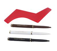 Modellatore per Barba, Stencil per Barba Professionale Ergonomico Riempitore per Matita per Barba Strumento per lo Styling Domestico per Stilista