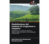 Modellazione del sistema di irrigazione a stoppino: Modellazione di un sistema di irrigazione a stoppino capillare per piante in vaso e piantagioni su piccola scala