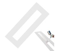 Modelli A Strisce Di Parcheggio - Stencil Di Parcheggio Ripiegabile Riutilizzabile, Stencil Linee Rette Pieghevoli In Silicone, Per Marcatura Del Marciapiede, Marcature Stradali, Vialetti