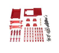 Modelli Ammortizzatore RC Per MN Per MN168 Per MN78 Kit Vulnerabilità Per Ammortizzatori A Barra Metallica 1/12 RC Auto Veicolo Cingolato Parti Accessori Sostituzione Utilizzo(Red)