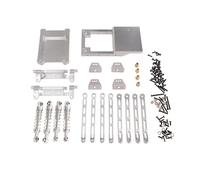 Modelli Ammortizzatore RC Per MN Per MN168 Per MN78 Kit Vulnerabilità Per Ammortizzatori A Barra Metallica 1/12 RC Auto Veicolo Cingolato Parti Accessori Sostituzione Utilizzo(Silver)