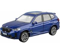 Modelli auto lega pressofusa scala 1:32 per BMW per M4 X3 con portiera apribile realistica collezione modelli veicoli finiti(For X3m Blue)