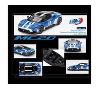 Modelli BBR Maserati MC20 #1 Esperienza Di Prestazioni Maserati Blu 1/64