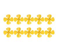 Modelli Costruzione - Set di Strumenti in Plastica 10 Pezzi, 4 Pale Forte Materiali Resistenti e Leggero, Ideale per Costumi Copricapo e Cappelli, Giallo - per Amatori di Modelli