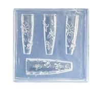 Modelli D'arte Unghie In Silicone Grado Professionale Modello Bowknot MAPPOLI ALLAGGI ALLA MAGGIO PER GIOITÀ RESINA FORNITURE STRUMENTI UNGIA RIUSIBILI