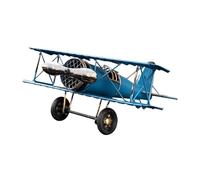 Modelli Di Aerei Pressofusi, Modelli Di Aereo Biplan, Souvenir Di Aereo In Ferro, Modello Di Aereo Biplano In Ferro Vintage Per La Decorazione 'albero Di Natale, Decorazione 'Ufficio E Oggetti