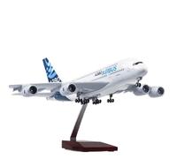 Modelli di Aerei Replica 1/160 pressofuso Modello di Aereo da Collezione 45 cm per Airbus A380 prototipo Scala Aereo passeggeri Replica Modello di Aereo in Miniatura (con Luce)