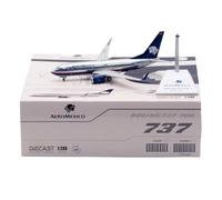 Modelli di Aerei Replica 16 cm Aereo di Linea Civile in Miniatura 1/200 per Aeromexico per Boeing B737-700 XA-Cam Flaps Modelli di Aerei statici Modello di Aereo in Miniatura (Normale)
