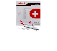 Modelli di Aerei Replica 17CM Modello di Aereo Replica pressofuso fine 1:200 per Swiss Air per Boeing B747-300 Modello di Aereo in Miniatura in Scala HB-IGF